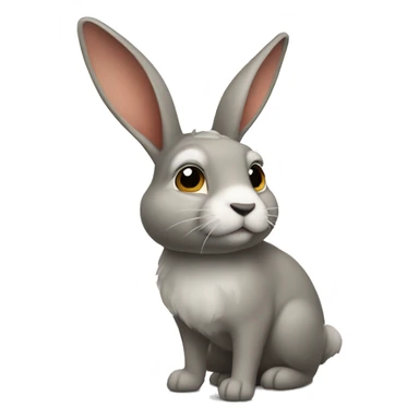 Conejo con moño  sticker