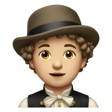 victorian boy: age 2 sticker
