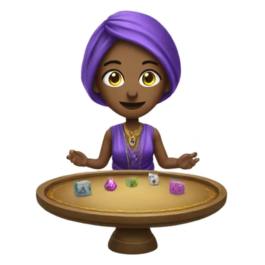 fortune teller sticker