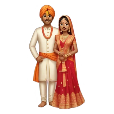 Indian wedding sticker