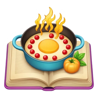 Aesthetic cookbook sticker