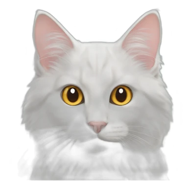 Turkish Angora Cat sticker