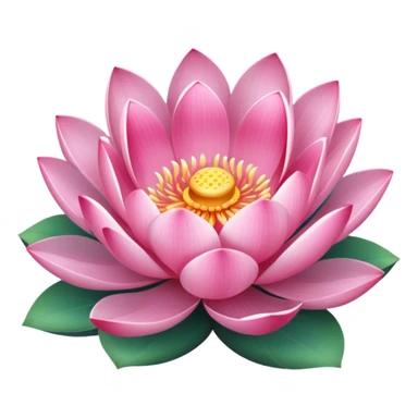 pink lotus flower sticker