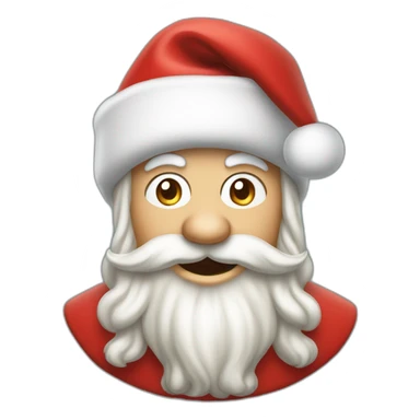 Un lutin du pere noel avec une cheminée  sticker