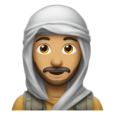 arab-migrant-on-a-plane sticker