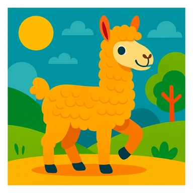 Lama sticker