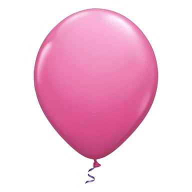 Pink balloon sticker
