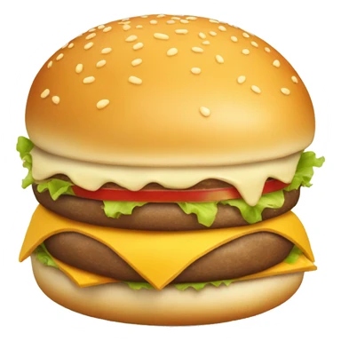 burger with cheese sticker