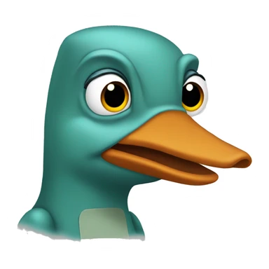 Perry the platypus sticker