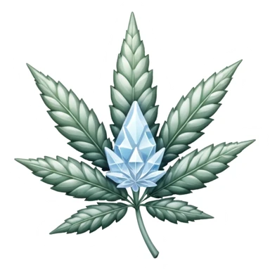 white color marijuana sticker