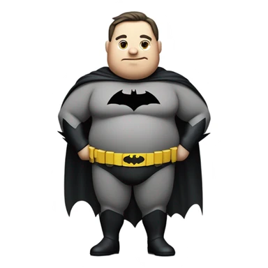 Fat Batman  sticker