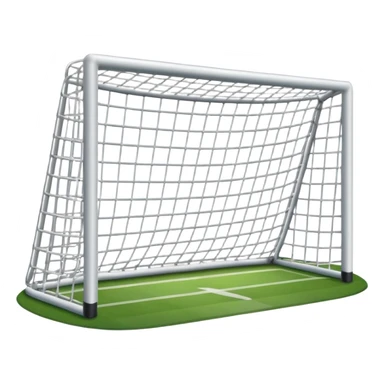 football goal straight on sticker