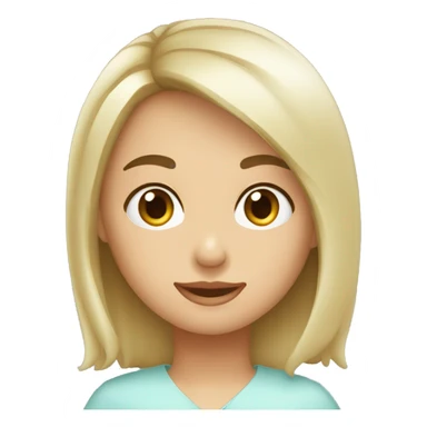 Kobieta z długimi kręconymi włosami w okularach  sticker