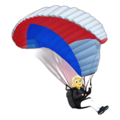 marine le pen paragliding sticker