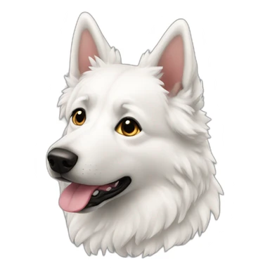Berger blanc suisse sticker