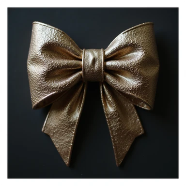 gothic bow, photorealistic style, variation 3 sticker