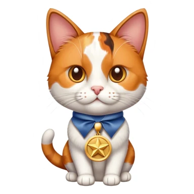 cat receiving texas award for film hall of fame sticker