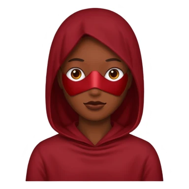 Cery dark Red point without face sticker