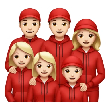 Gang shit red colored sticker