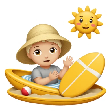 phoques bébés à la plage sticker