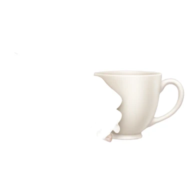 Drinking tea with pinky sticker