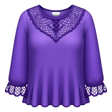Purple Lace Clothing sticker