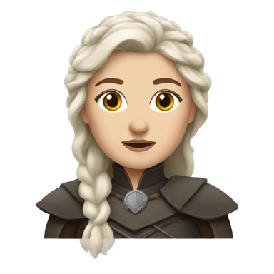 lady Stark in game of thrones style sticker