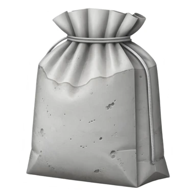 bag of concrete mix sticker