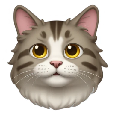 beer curle cat sticker