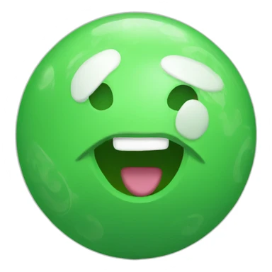 ball toy green sticker