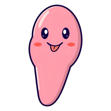 Emoji tongue sticker