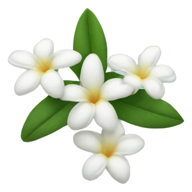 Jasmine flower sticker