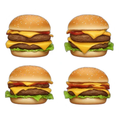Burger carnivores sticker