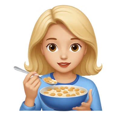 Milky cereal lady sticker