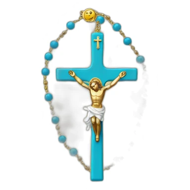 Catholic Rosary sticker
