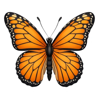 farfalla monarca sticker
