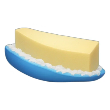 Circulo azul con palomita blanca adentro  sticker