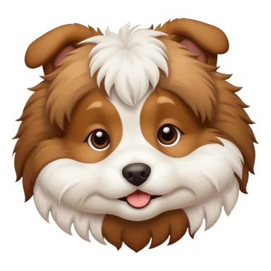 Puppy upside down  sticker