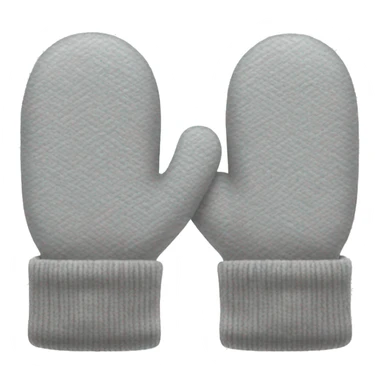 Light gray mittens sticker
