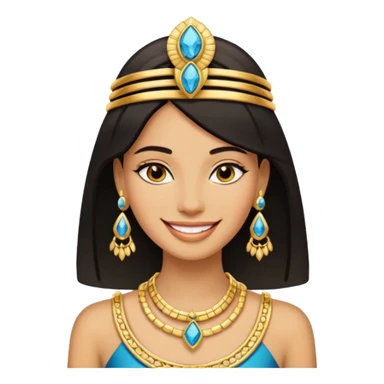 crie um memoji da personagem cléo de nile de monster high sticker