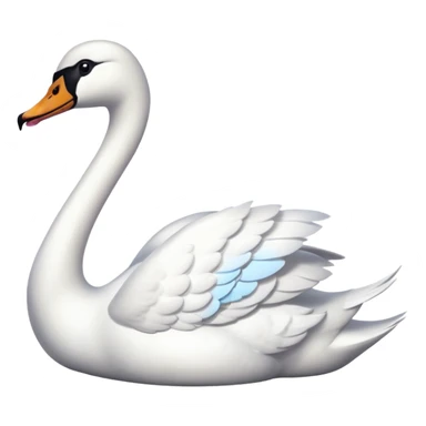 Swan sticker