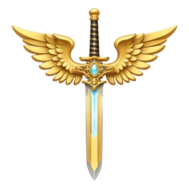angel sword sticker