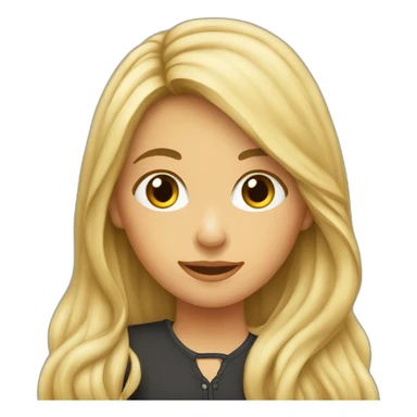 Fille espagnol avec de long cheveux sticker