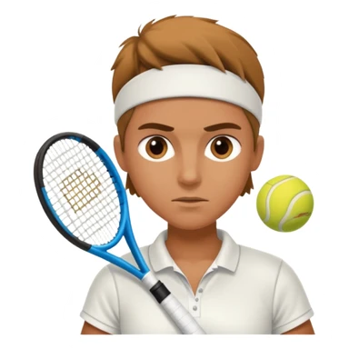 tennis player sticker