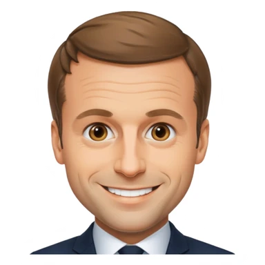 
The president macron sticker