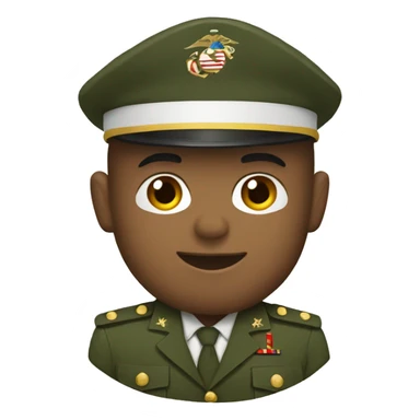 marine corps uniform  sticker