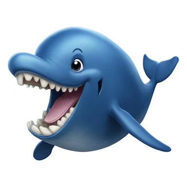 whale that roars like a lion sticker