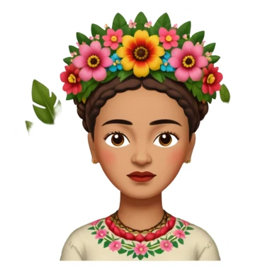 Frida Kahlo un garden sticker