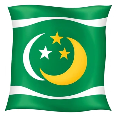 Azad kashmir flag sticker