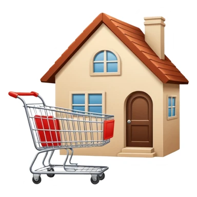 generate a emoji for my app for -home, account, cart, and tag. Note that use only lines without background sticker